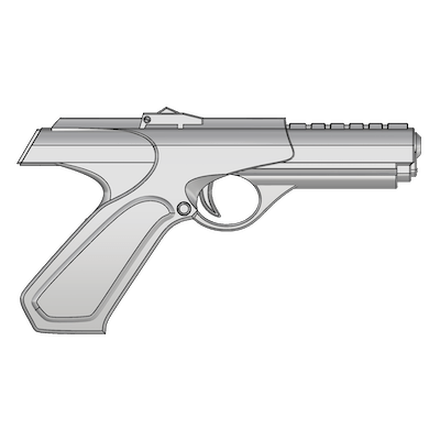 Laser Pistol, Body, Improved (ImBLP-13)